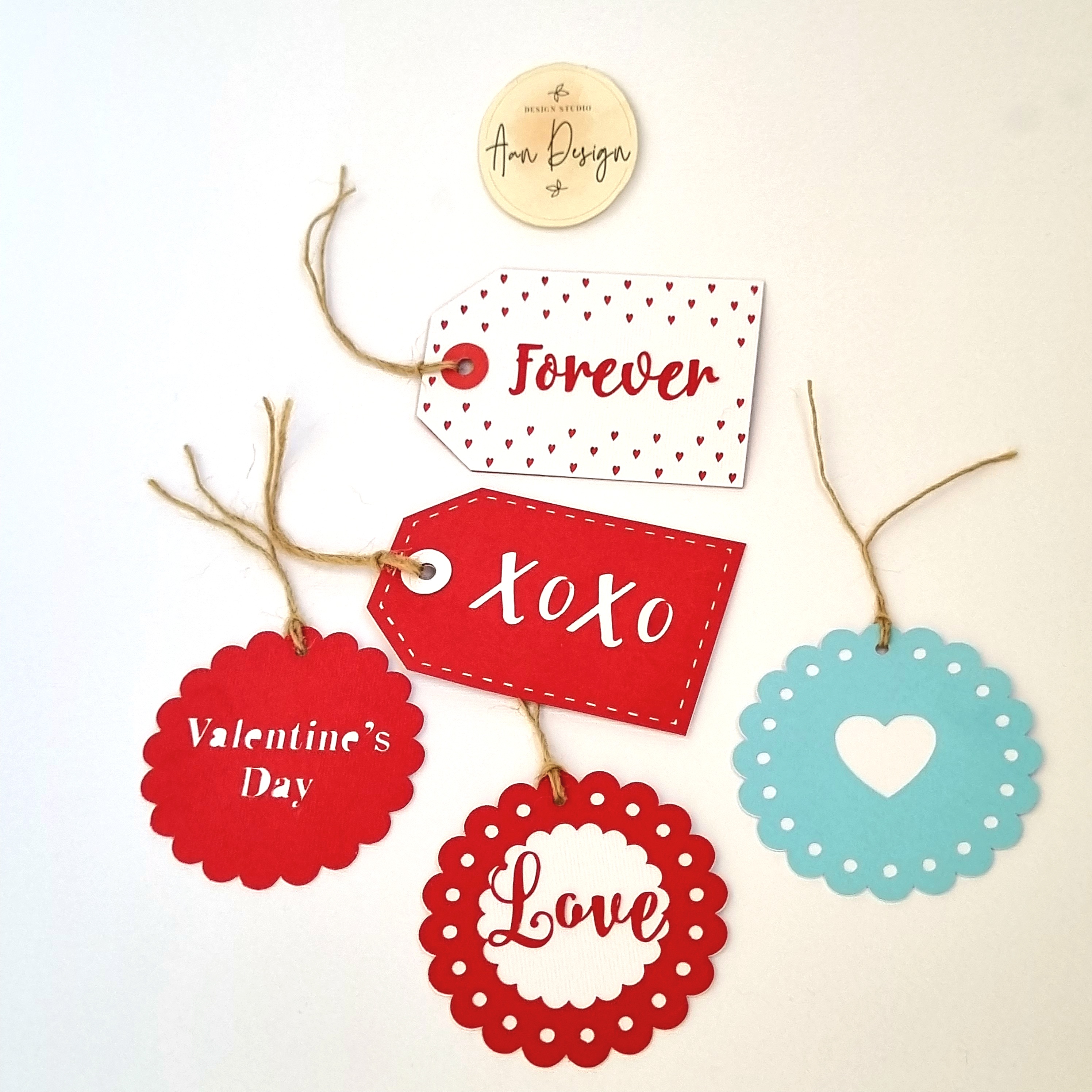 مجموعه تگ هدیه ولنتاین